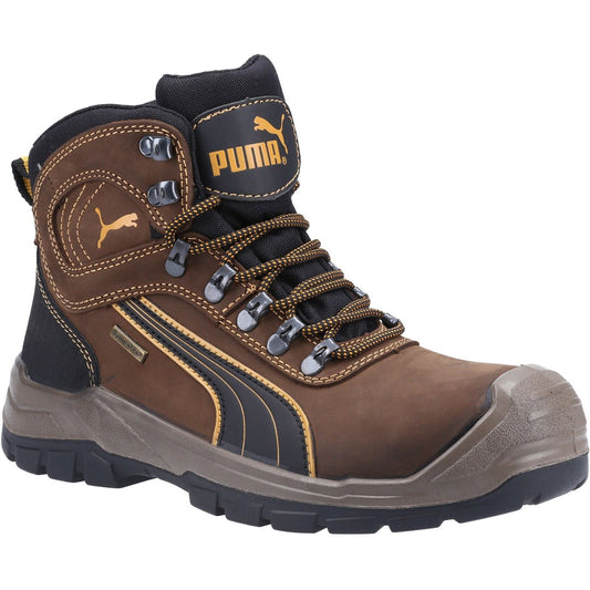 Puma Safety Men's Sierra Nevada Mid Safety Boot in Brown