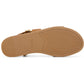 TOMS Mar Leather Women's Brown Sugar Sandals