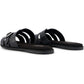TOMS Sol Leather Women's Black Sandals