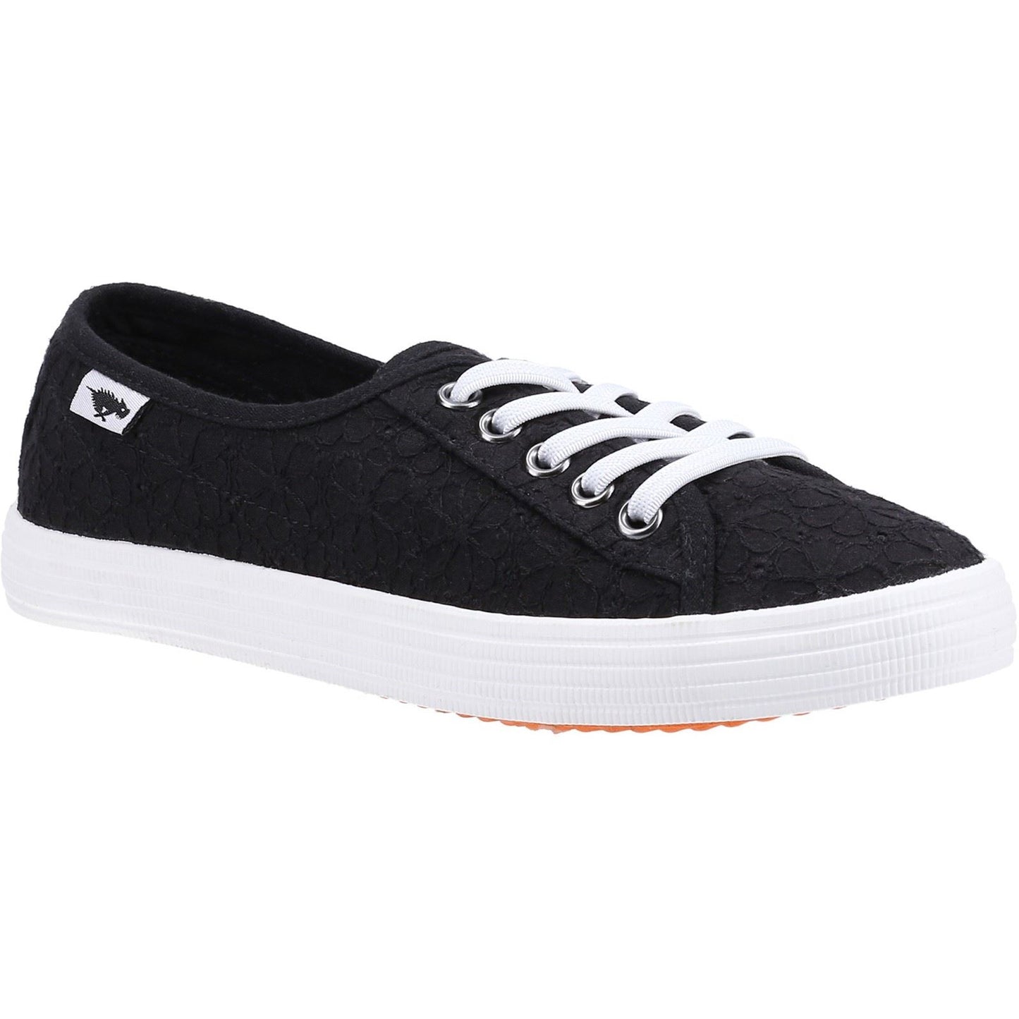 Rocket Dog Women's Chow Chow Elsie Eyelet Casual Shoe in Black