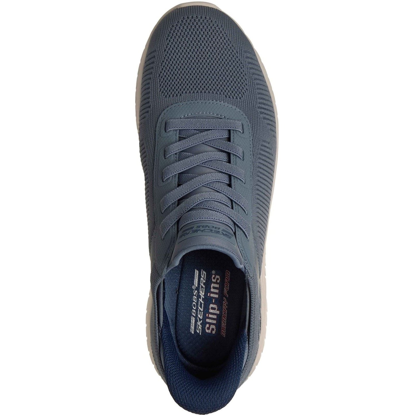 Skechers BOBS Sport Squad Chaos Solid Step Textile Men's Slate Standard Trainers