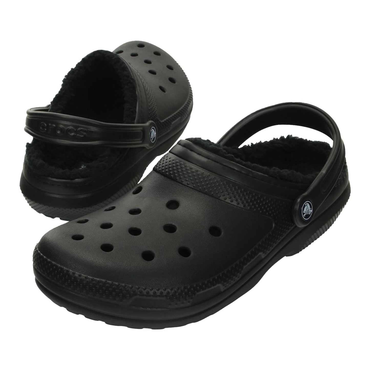 Crocs Unisex Classic Lined Clog in Black