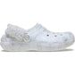 Crocs Classic Fleece Lined Polyester Blend Women's Snow White Clogs