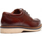 Base London Langdon Leather Men's Tan Boat Shoes