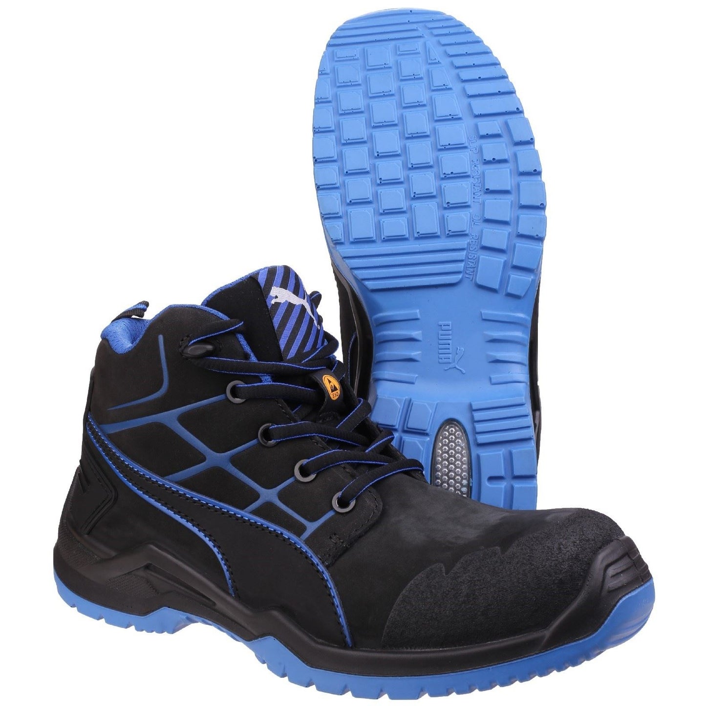 Puma Safety Men's Krypton Lace-up Safety Boot in Blue