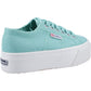 Superga Women's 2790 LINEA UP AND DOWN TRAINER in Green Water