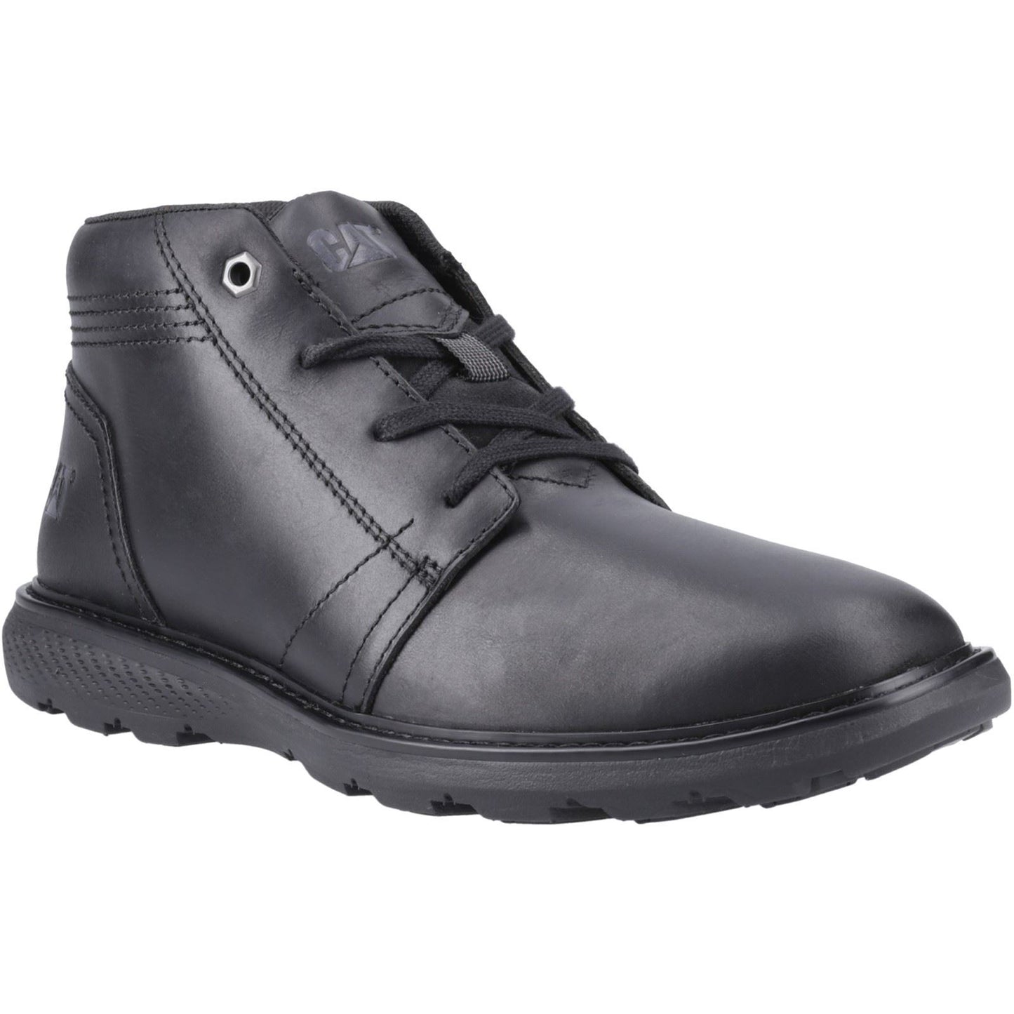 CAT Lifestyle Trey 2.0 Leather Men's Black Ankle Boots