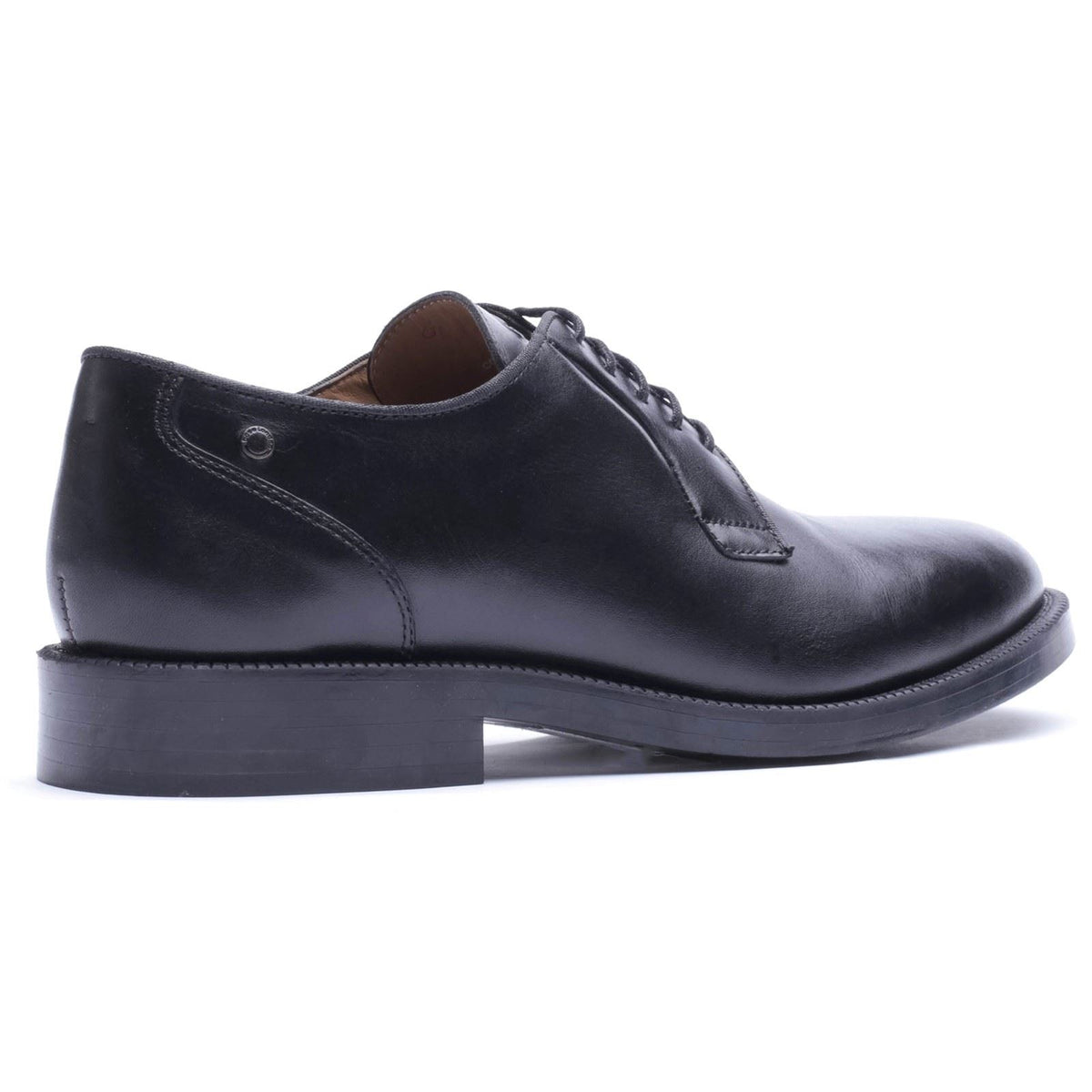 Base London Luca Leather Men's Black Derby Shoes