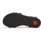Fitflop Fino Toe-Post Leather Women's All Black Sandals