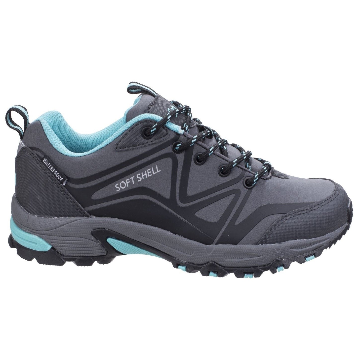 Cotswold Women's Abbeydale Low Hiker in Grey/Black/Aqua