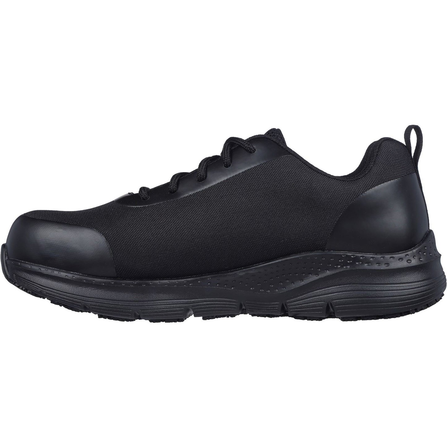 Skechers Workwear Arch Fit SR Ringstap Textile Men's Black Safety Trainers