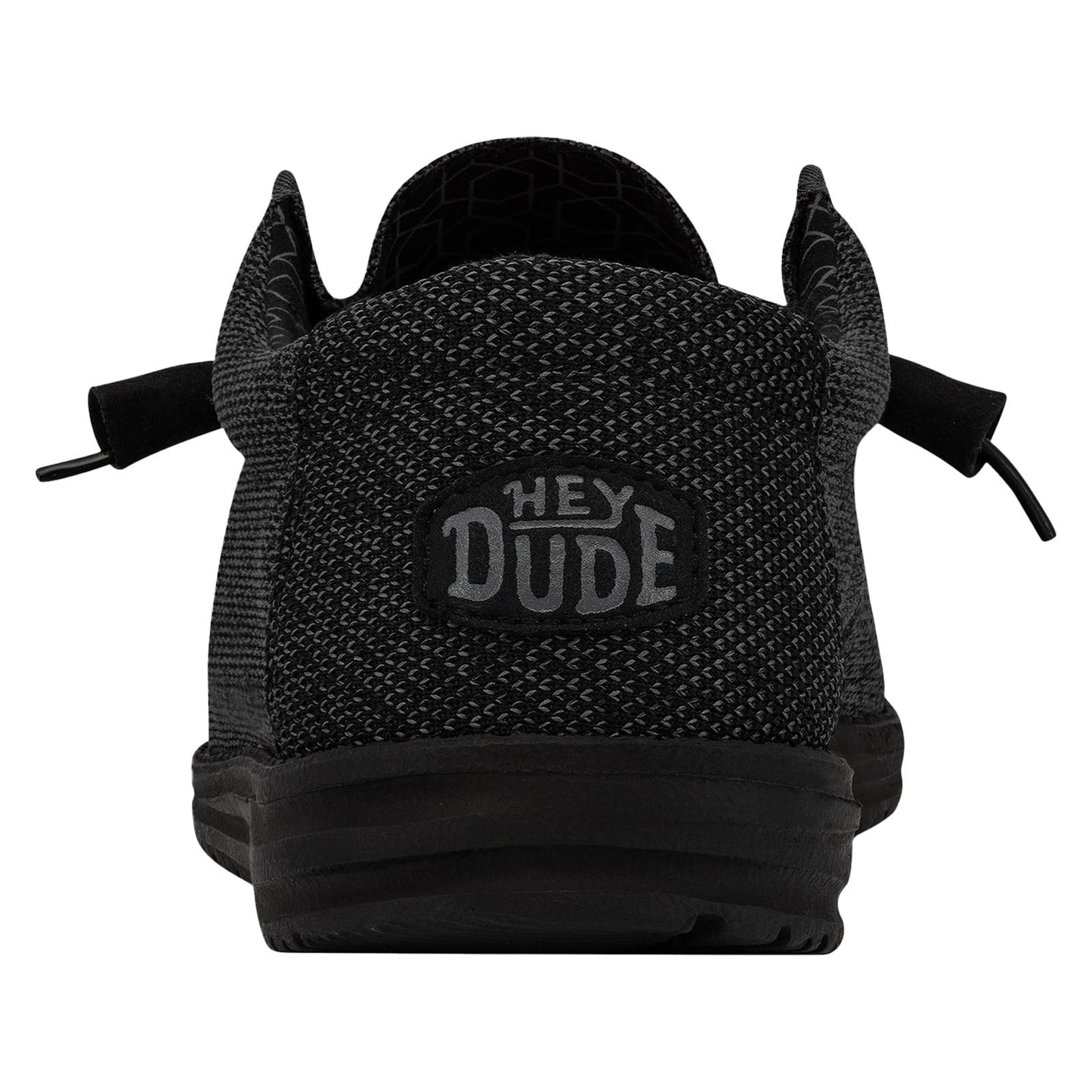 HEYDUDE Men's Wally Sox Shoe in Micro Total Black