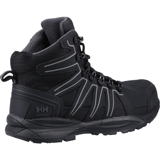 Helly Hansen Workwear Unisex Manchester Mid S3 Safety Boot in Black/Grey
