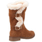 Hush Puppies Women's Megan Wide Boot in Tan