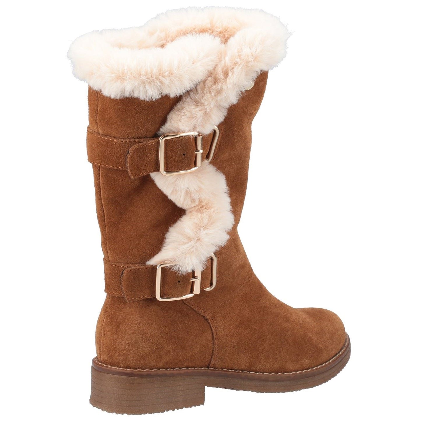 Hush Puppies Women's Megan Wide Boot in Tan