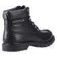 CAT Lifestyle Colorado Moc Toe Leather Men's Black Ankle Boots