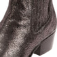 Osprey London The Janey Leather Women's Gunmetal Ankle Boots