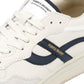 Pompeii Elan Leather Men's Ecru/Navy Trainers