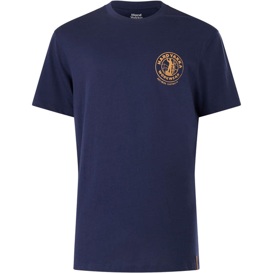 Hard Yakka Men's Heritage Icon Short Sleeve Tee in Navy