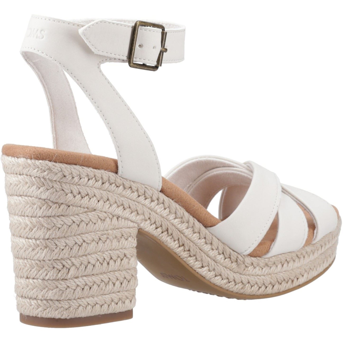 TOMS Women's Majorca Strappy Sandal in Light Sand