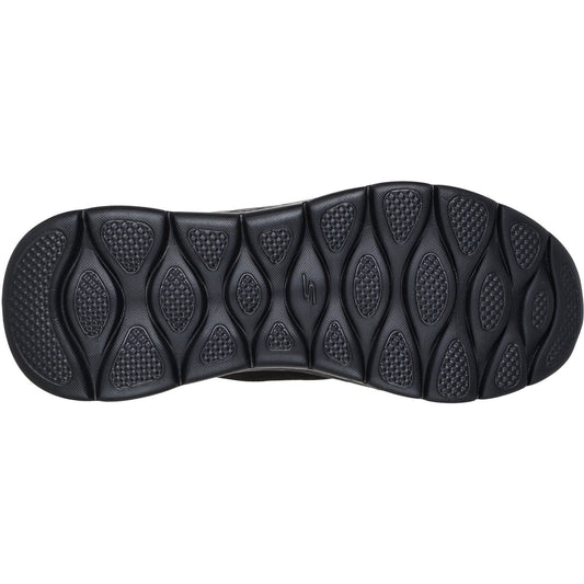 Skechers GO WALK Flex Smooth Motion Textile Men's Black Trainers