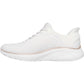 Skechers BOBS Sport Squad Chaos Textile Women's White/Gold Standard Trainers