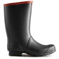 Hunter Unisex Argyll Short Knee Wellington in Black