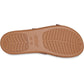 Crocs Women's Brookly Buckle Low Wedge in Dark Clay
