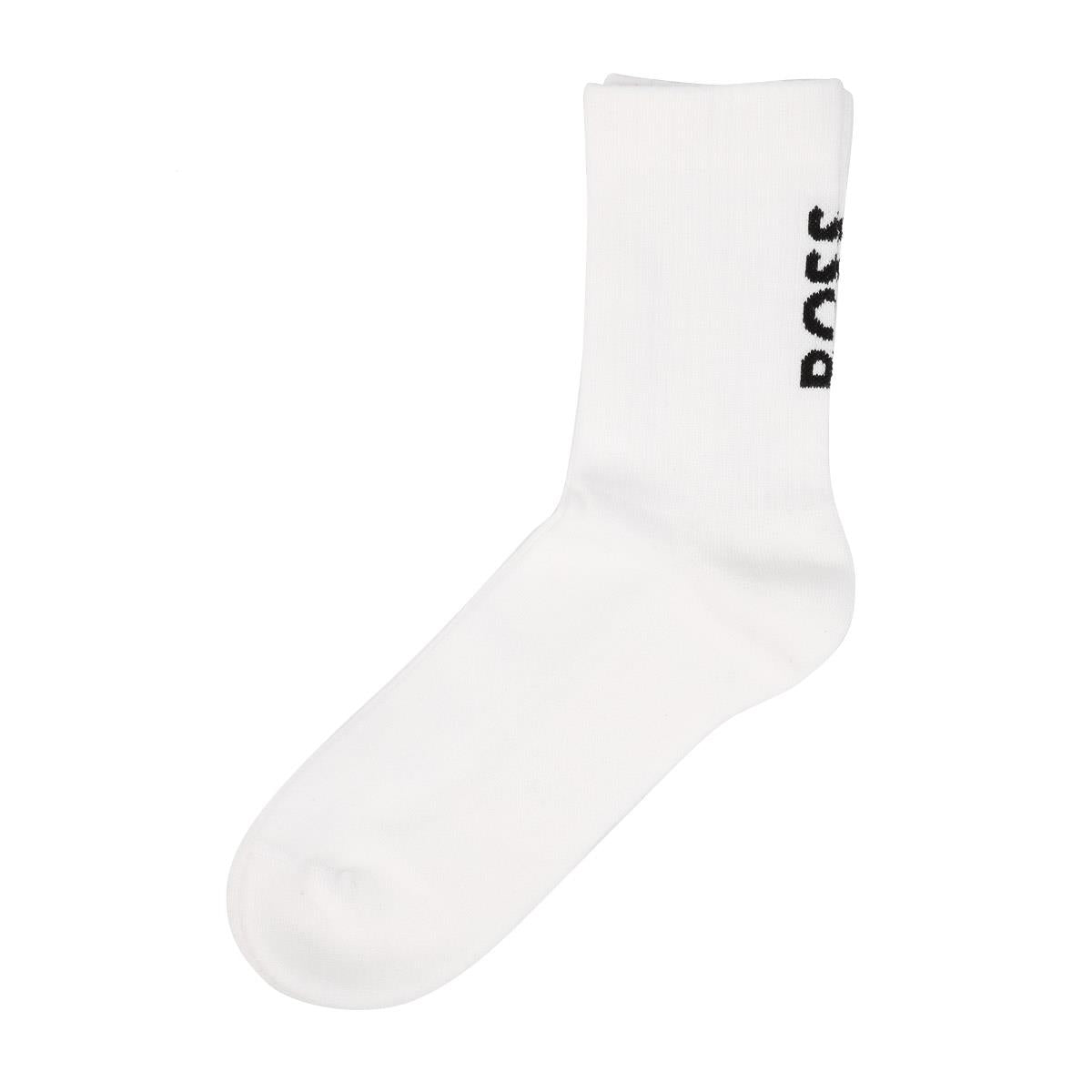 Boss - 50531540-960 MENS BOSS 3PC LOGO BAMBO SOCKS BLACK/WHIT