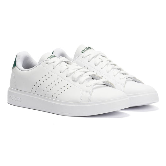 Adidas Advantage 2.0 White/Green Trainers