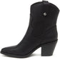 Rocket Dog Feather Polyurethane Women's Black Heeled Ankle Boots