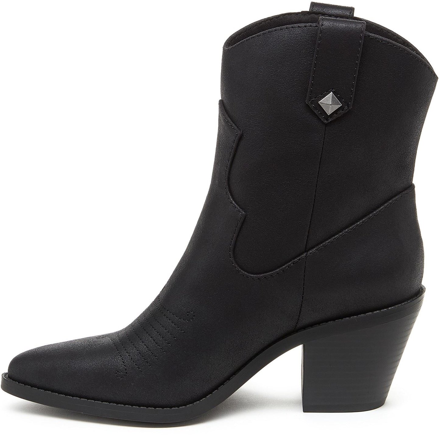 Rocket Dog Feather Polyurethane Women's Black Heeled Ankle Boots