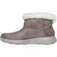 Skechers On-the-GO Joy Cozy Dream Polyester Women's Dark Taupe Winter Ankle Boots