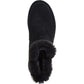 Skechers Wilshire BLVD Fresh Zip Leather Women's Black Suede/Faux Fur Boots