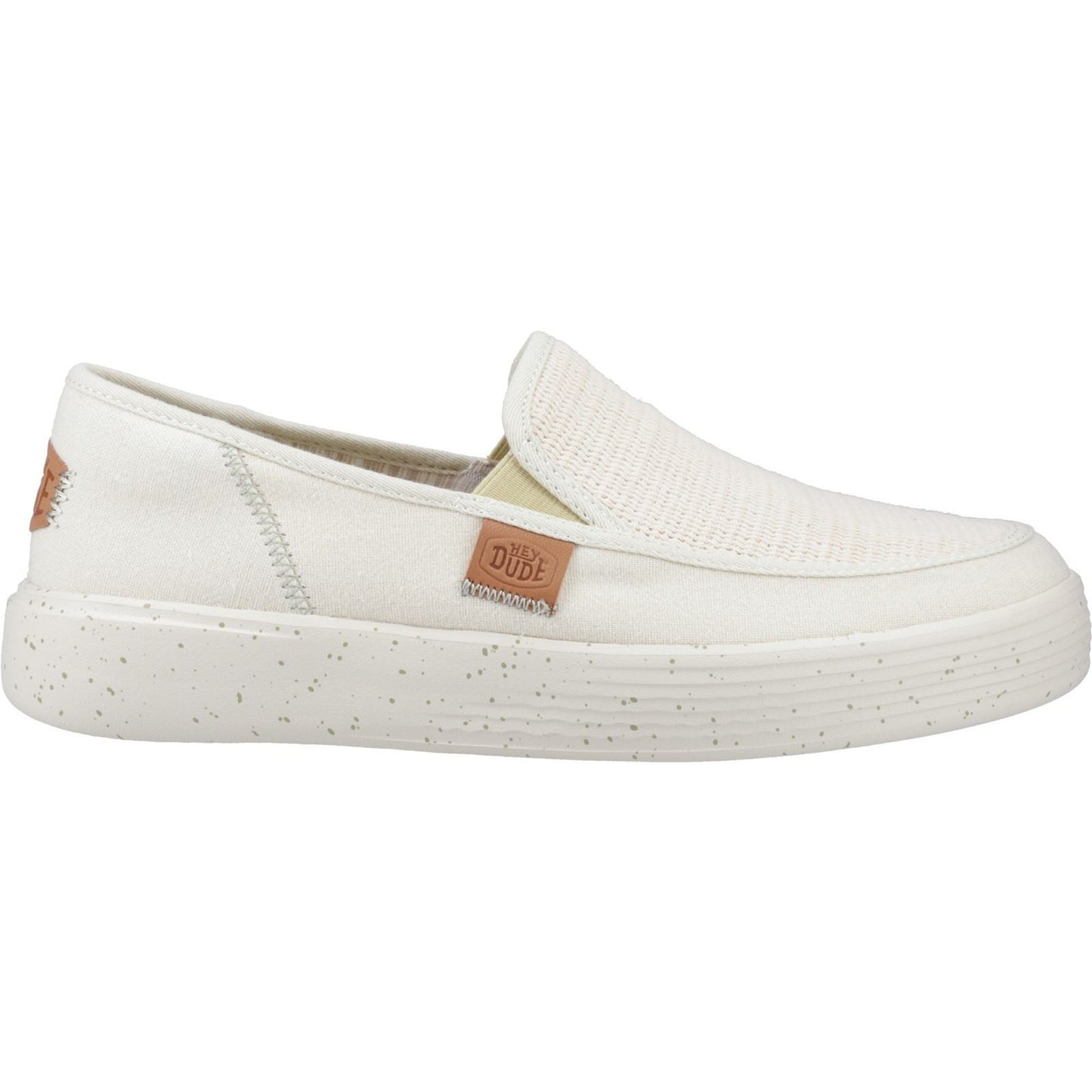 HEYDUDE Men's Sunapee Coastline Shoe in Bone