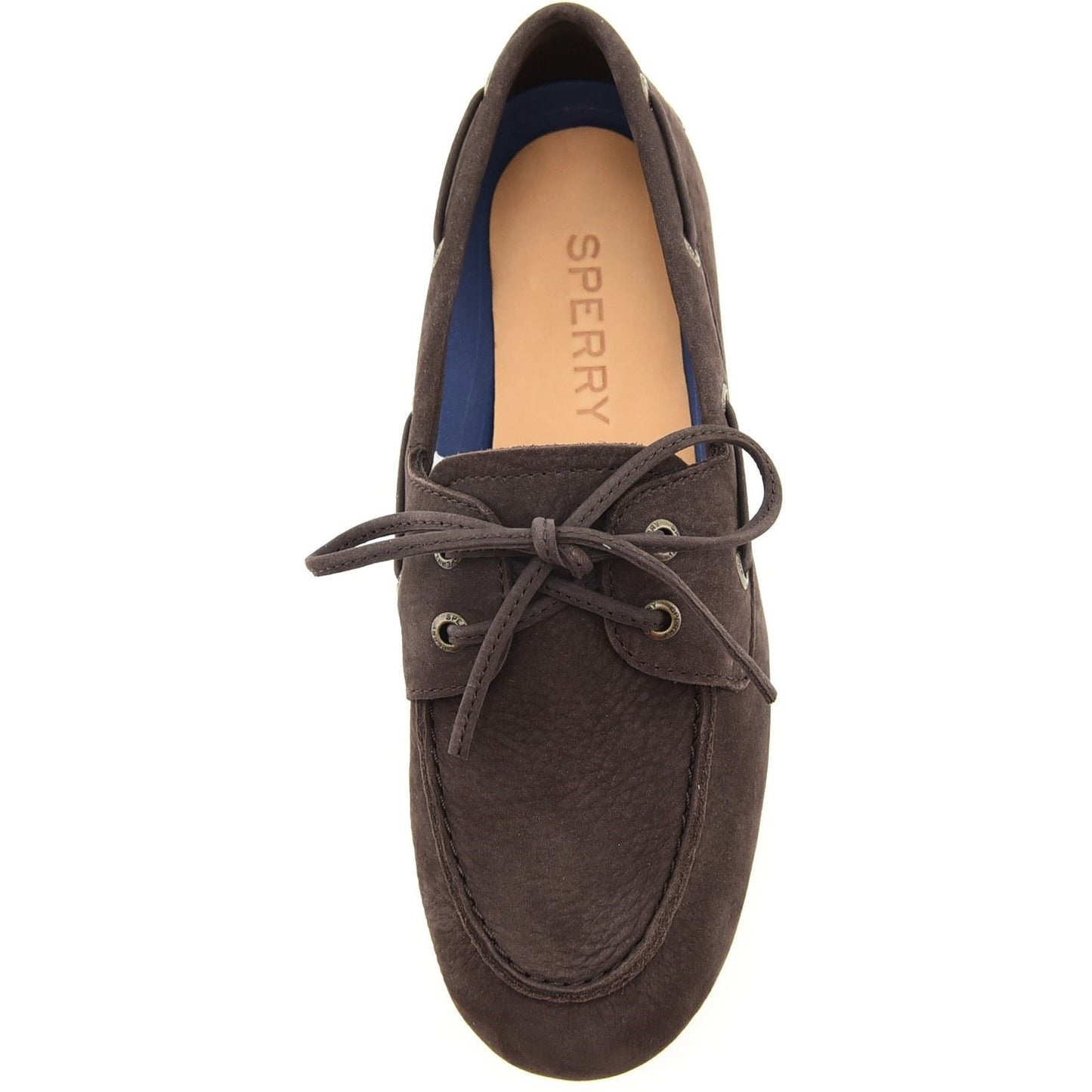 Sperry Slim Boat Leather Women's Dark Brown Boat Shoes