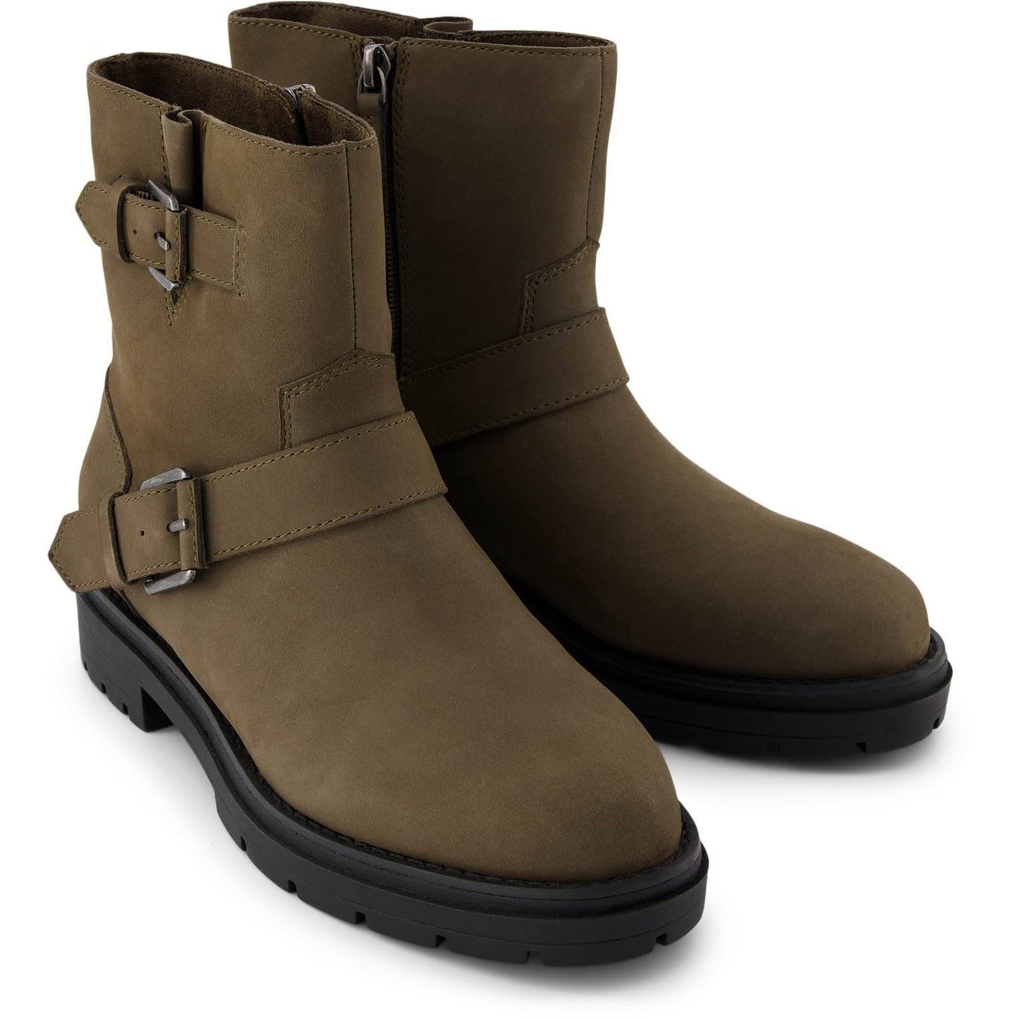 TOMS Ionie Moto Leather Women's Canteen Boots