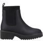 TOMS Millie Leather Women's Black Heeled Ankle Boots