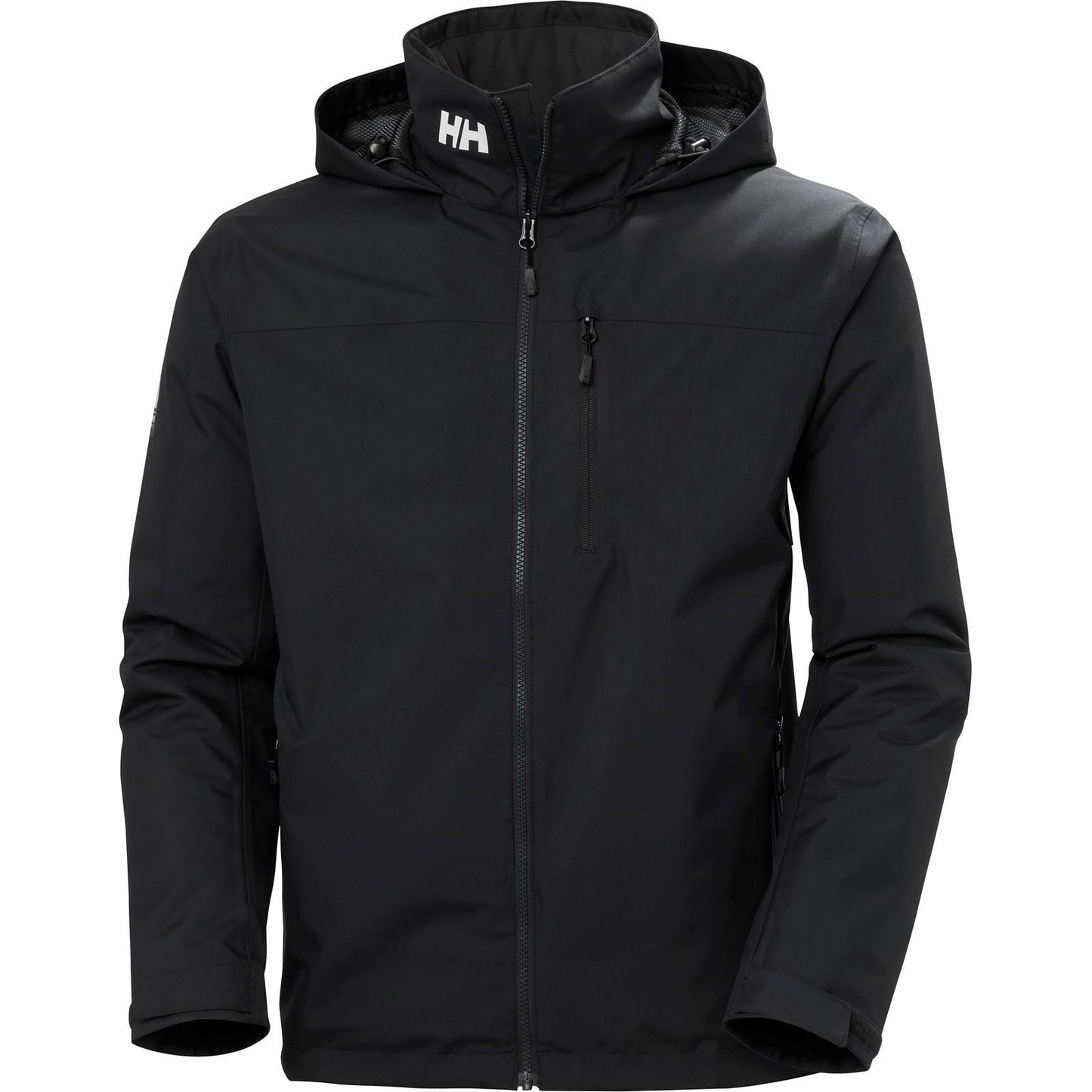 Helly Hansen Sport Men's Crew Hooded Midlayer Sailing Jacket 2.0 in Black