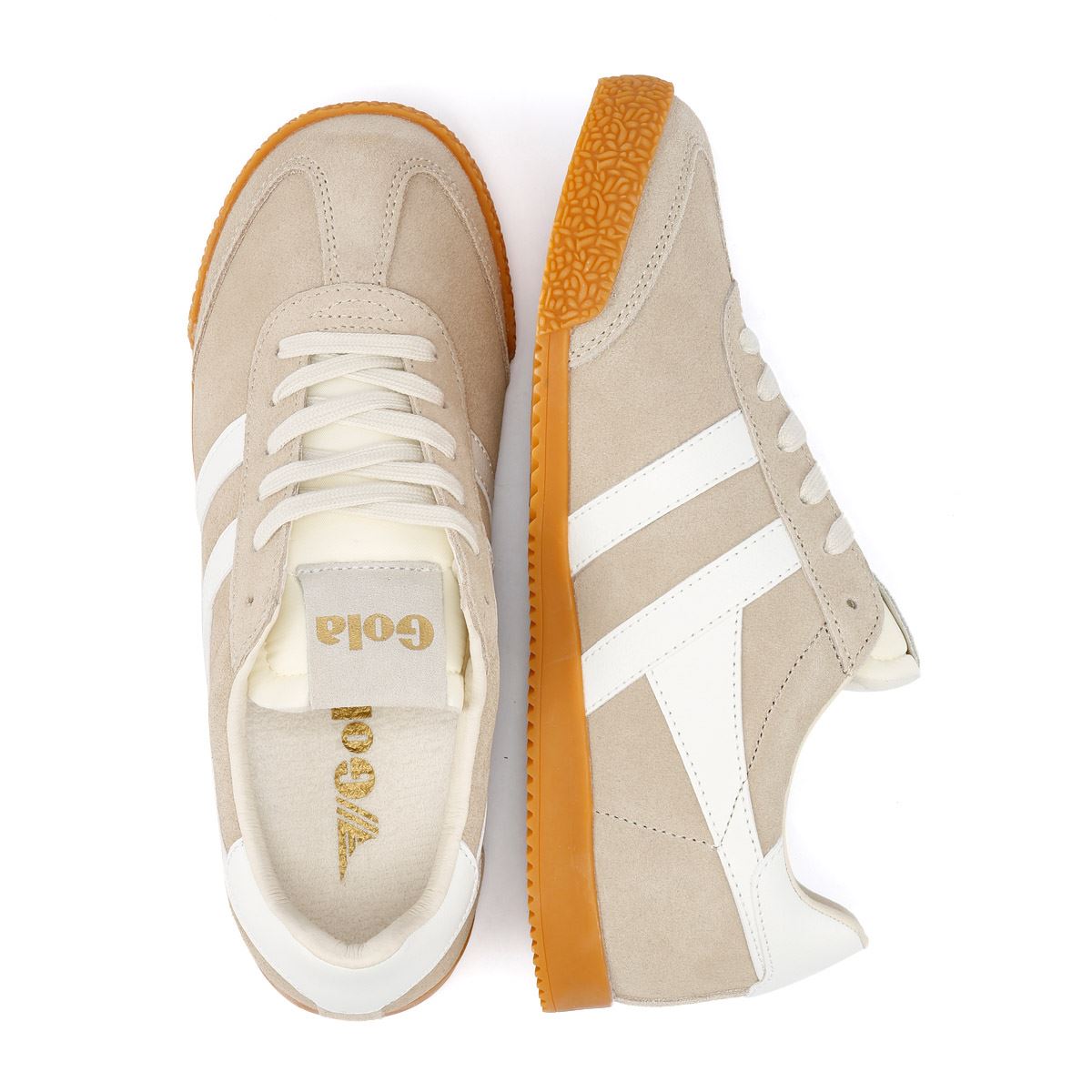 Gola - CLB538CW WOMENS ELAN BONE/WHITE