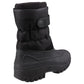 Cotswold Men's Chase Touch Fastening and Zip up Winter Boot in Black