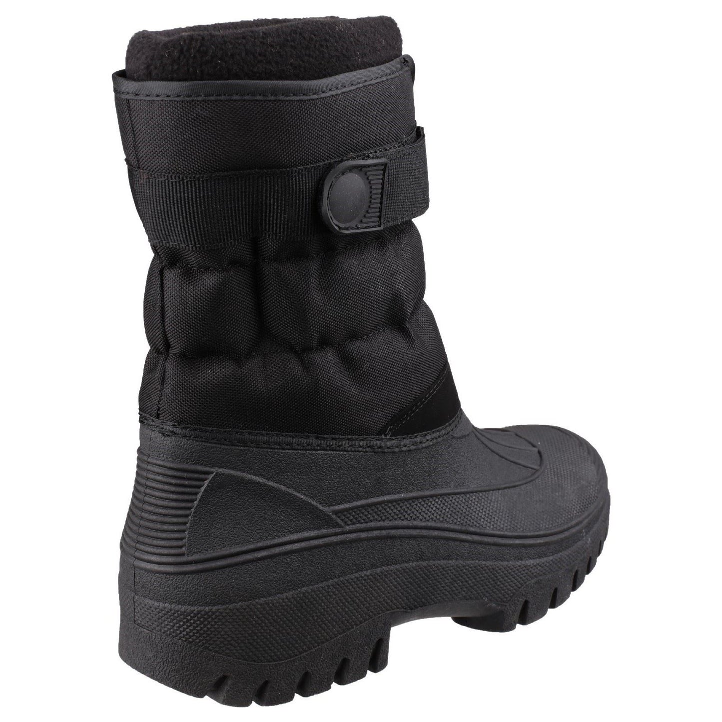 Cotswold Men's Chase Touch Fastening and Zip up Winter Boot in Black
