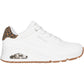 Skechers UNO - Jungle Nite Polyurethane Women's White/Leopard Standard Trainers