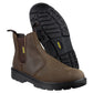 Amblers Safety FS128 Hardwearing Pull On Safety Dealer Boot in Brown