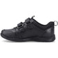 Hush Puppies Josh 2 Snr Leather Boy's Black Trainers