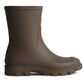 Hunter Downpour Short Boot Rubber Men's Chocolate Brown Wellington Boots