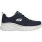 Skechers Fashion Fit 2.0 Polyester Women's Navy/Silver Trainers