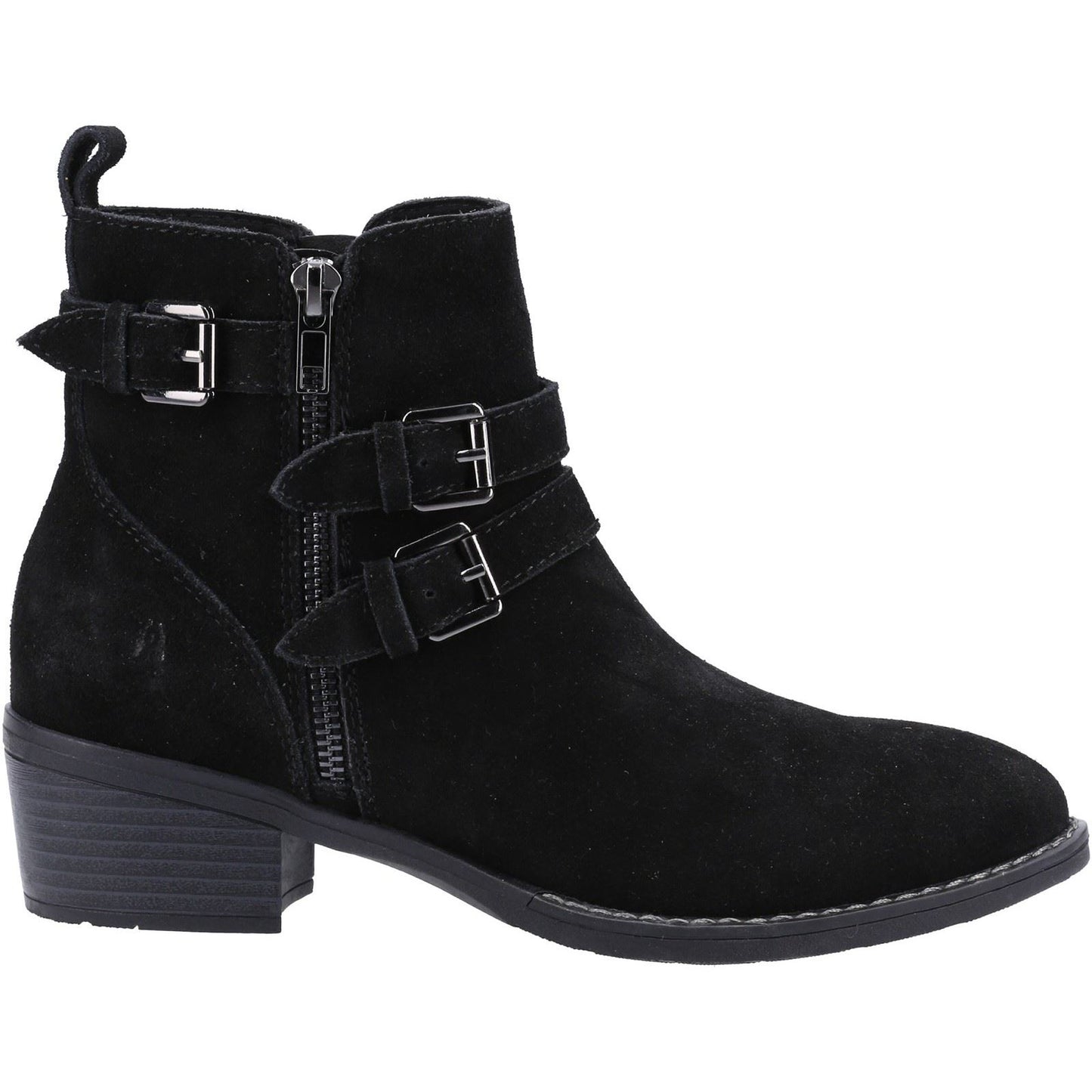 Hush Puppies Women's Jenna Ankle Boot in Black