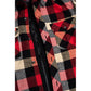 Hard Yakka Men's Quilted Flannel Shacket in Red
