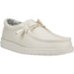 HEYDUDE Men's Wally Canvas Shoe in Stone White